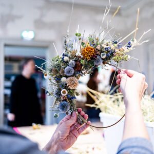 Flower Loop Trockenblumen Workshop Kraut und Blüte