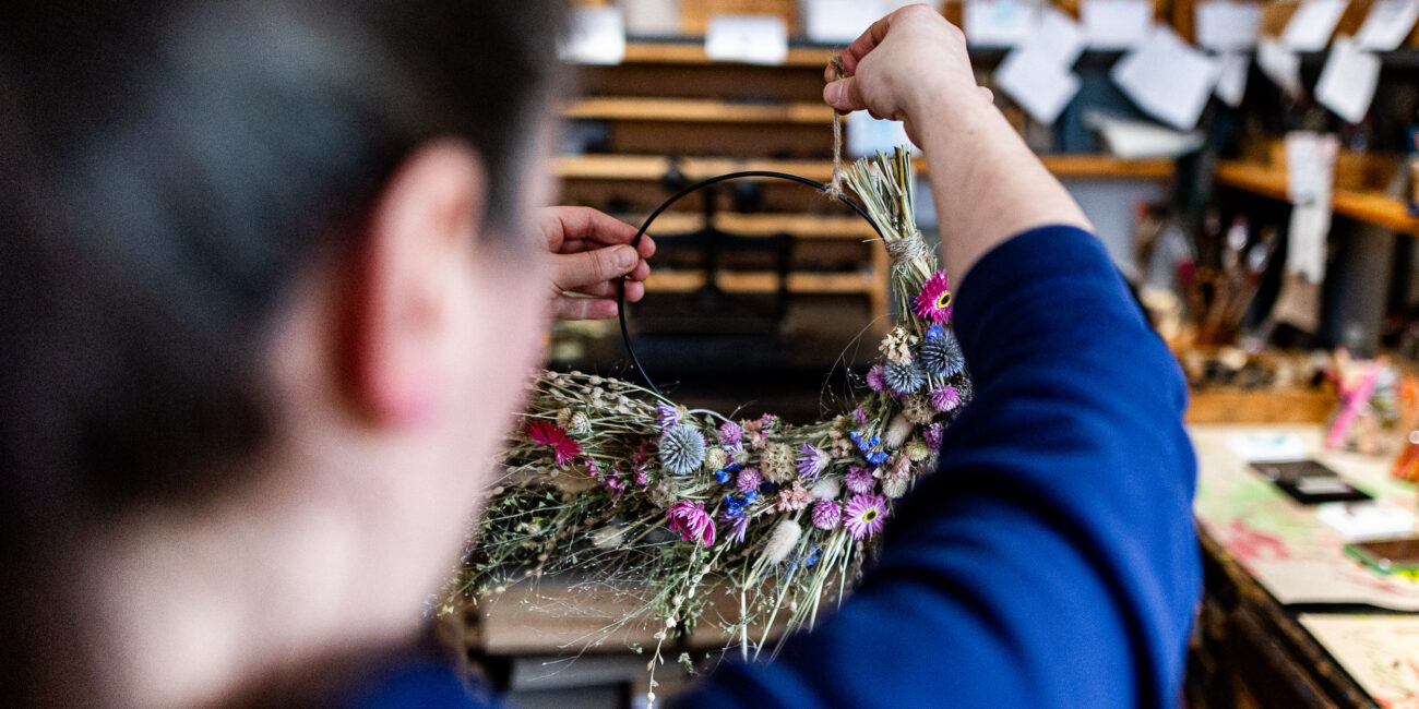 Trockenblumenworkshop Kraut und Blüte