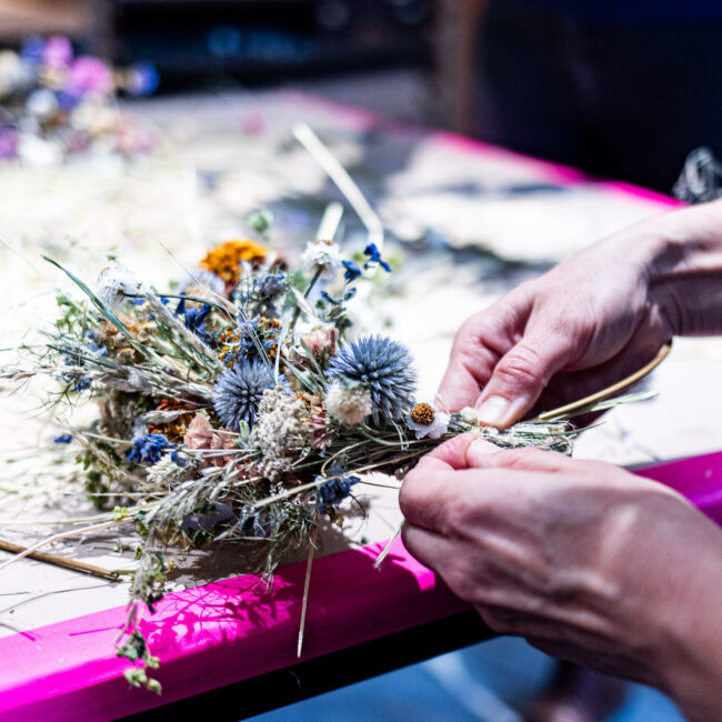 Trockenblumenworkshop Kraut und Blüte
